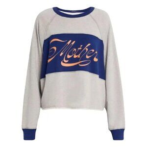 Mother cotton logo pullover sweatshirt on size XS